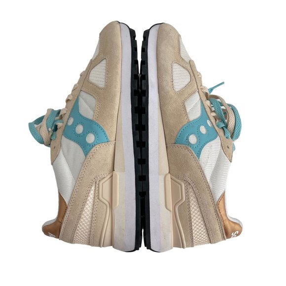 Saucony Shadow Original Women's Sneaker Tan/Turquoise, S1108-839, Size 11 NWOB - Picture 7 of 10